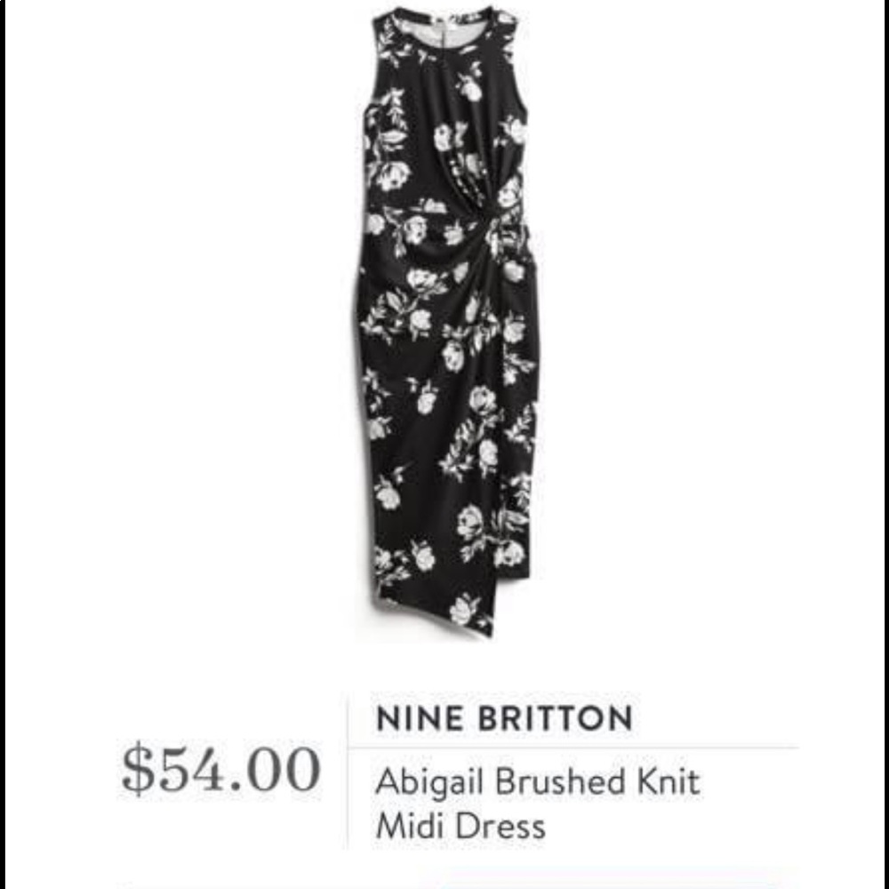 Nine Britton - Abigail Brushed Knit Midi Dress